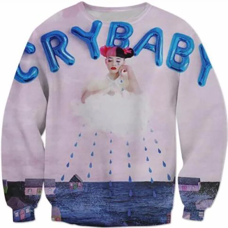 

New Fashion Mens/Womens Melanie Martinez Funny 3D Print Sweatshirt Oversized 5XL Hip Hop Cry Baby Fashion Hoodies