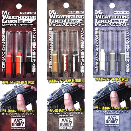 GSI Mr Hobby Mr.Weathering Master Liner Set, #PP201(Rust Color Set)+#PP202(Sand Mud Set)+#PP203(Snow Dust Set) , цена GSI Mr Hobby Mr.Weathering Master Liner Set, #PP201(Rust Color Set)+#PP202(Sand Mud Set)+#PP203(Snow Dust Set) , цены онлайн