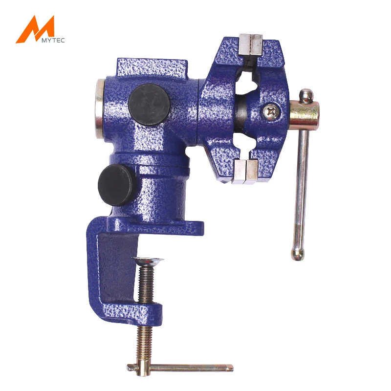 

Heavy Duty Double Jaw Vise with Anvil, 360 Degree Rotation Double Clamp Bench Table Vice