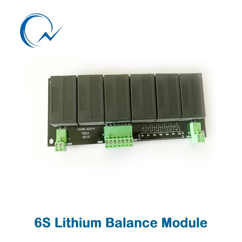 

QNBBM 6S Active Battery balancer Equalizer BMS Balancer for LIFEPO4 LTO Polymer LMO LiNCM Li ion Battery 18650 DIY Pack