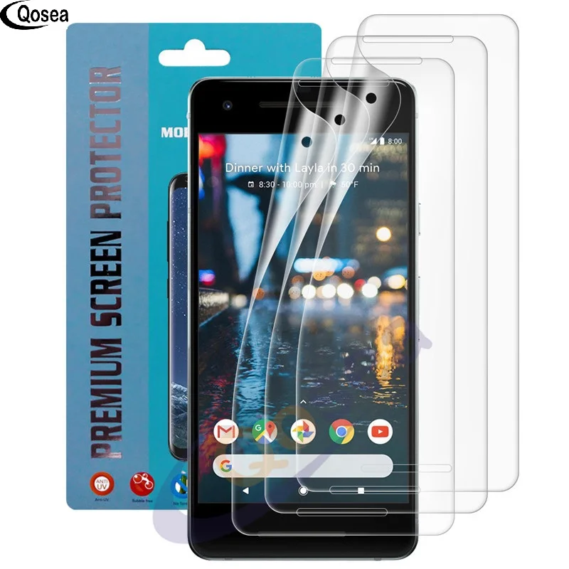(3 PACK) 3X Clear LCD For Google pixel 2 Explosion proof Guard Shield