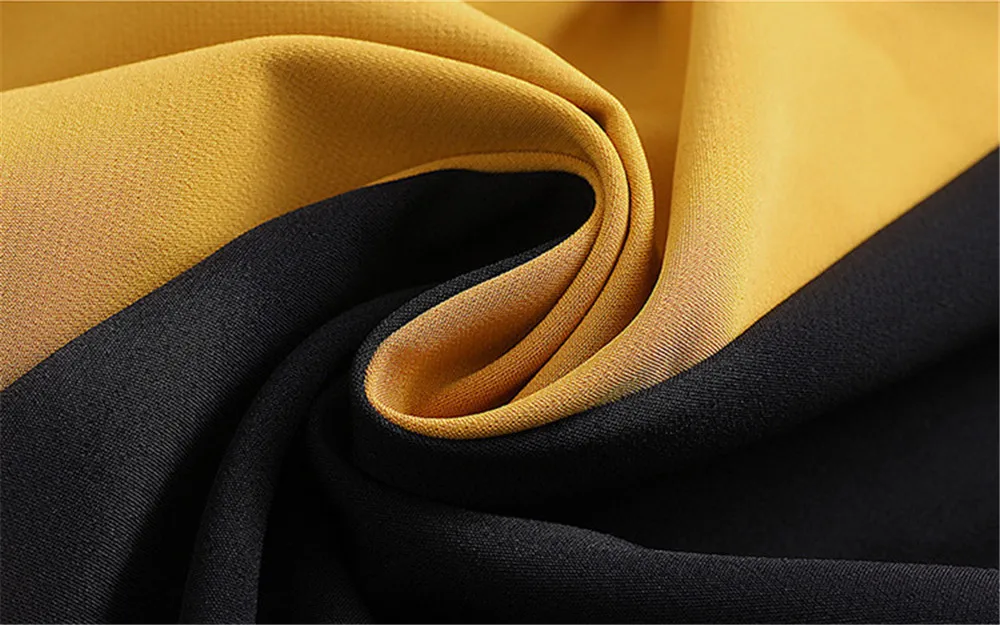 Fashion contrast color dress A Line Office Lady dress Autumn Bodycon Dress Vestidos Hollow out Patchwork Dresses Spring  (12)