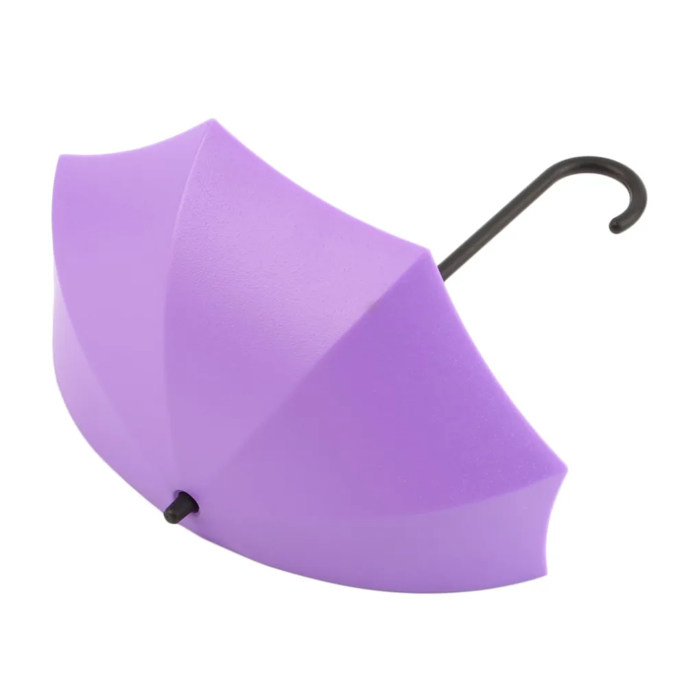3pcs Wandhaken Regenschirm Form Nette Kunststoff bunte hängende