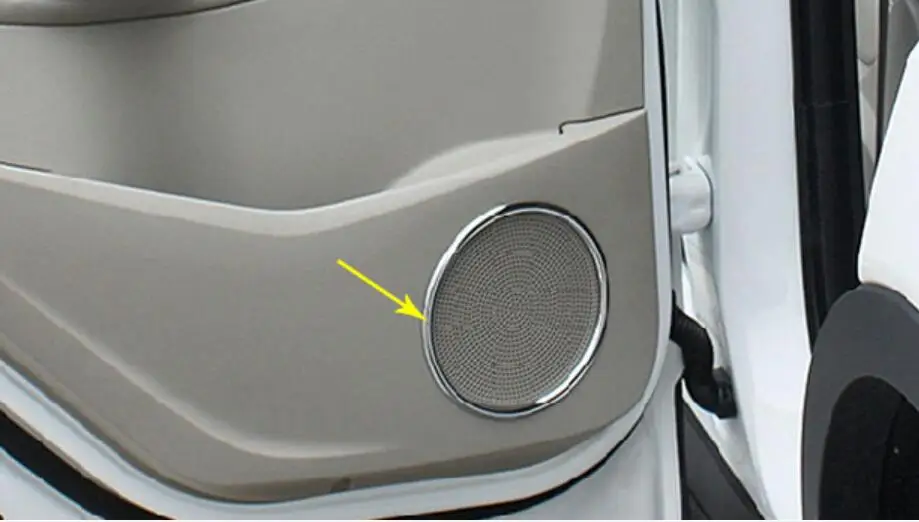 Подходит для Ford Kuga 2013- ABS интерьер громкий аудио колонки отделка кольцо украшения Круги Чехлы стикер 4 шт./компл