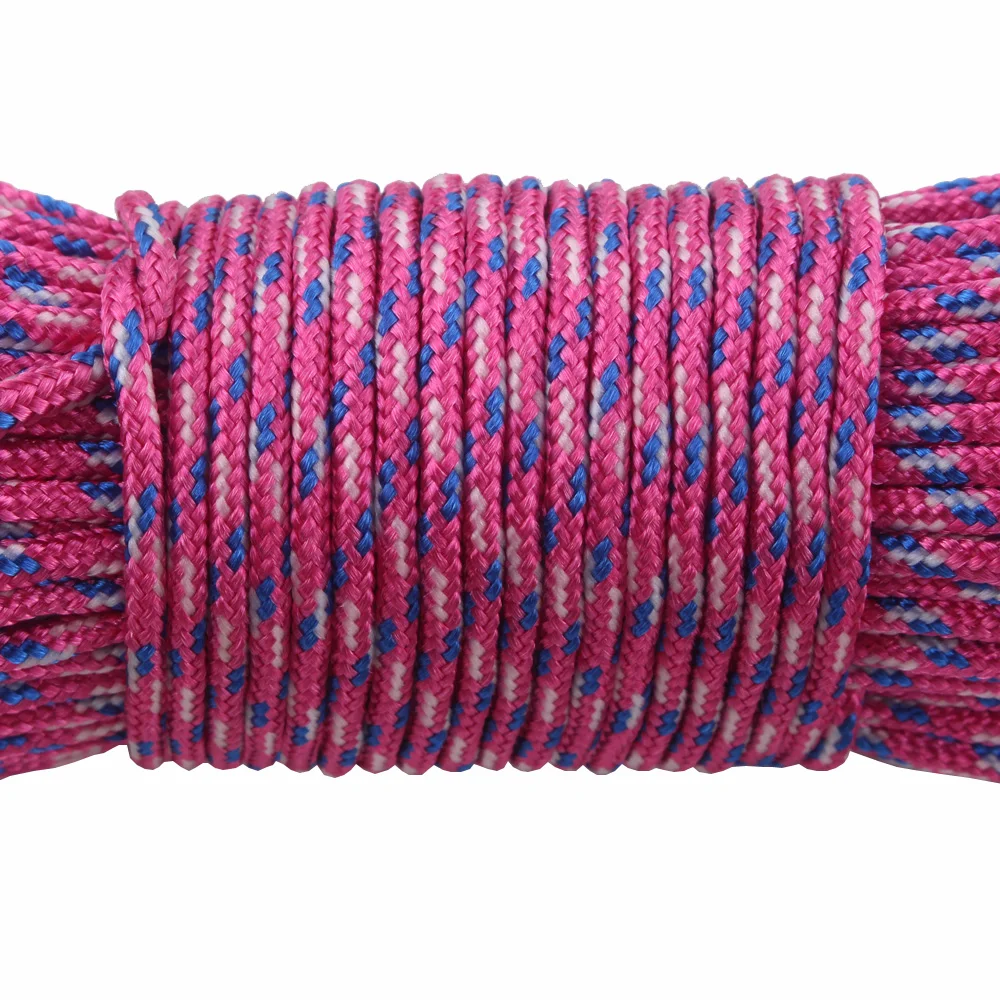 20 шт 100 футов 2 мм Paracord одна подставка шнуры Paracorde веревка шнур для DIY ювелирных