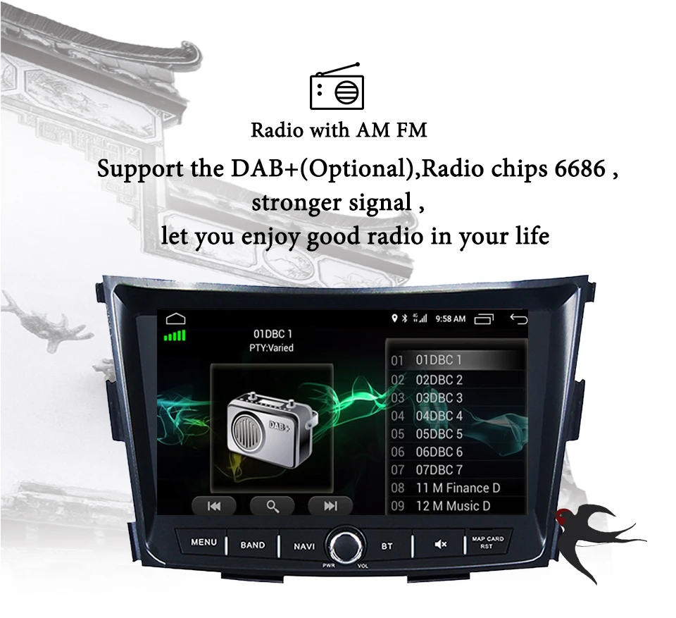 Top 8 Inch Android 9.0 HD IPS 4+64GB CAR DVD PLAYER Multimedia GPS RADIO For SSANGYONG TIVOLI 2015 2016 2017 2018 OBD Stereo Audio 6