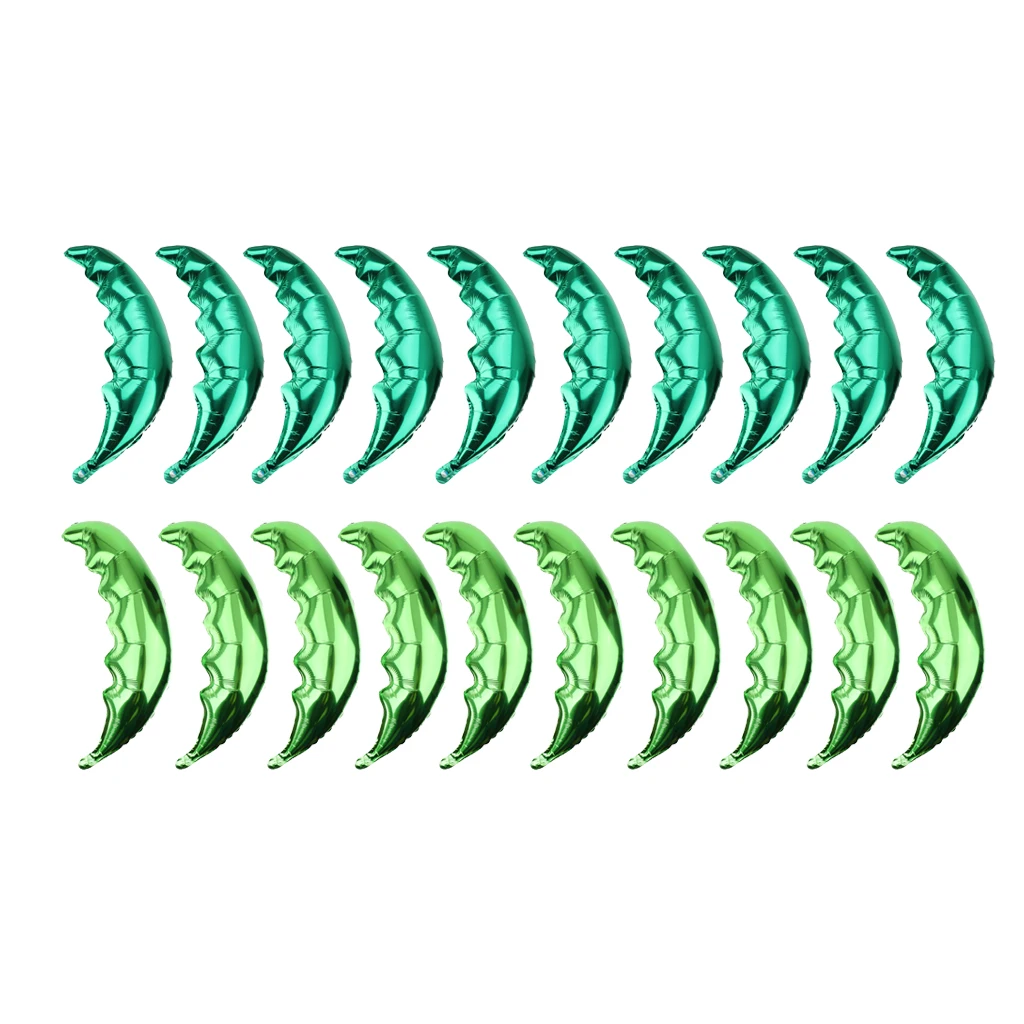 20pcs/pack Palm Tree Leaves Shape Summer Beach Party Foil Balloon Birthday Parties Toys Decorations 100x40cm