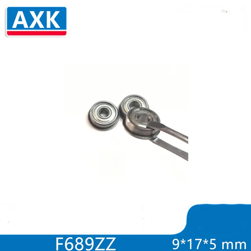 

Free shipping flange bearing Thin wall deep groove ball bearings F689ZZ 9*17*19*5*1.1 mm (9X17X5)