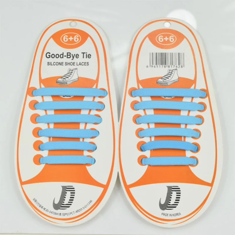 Children Shoelaces No Tie Shoelaces Shoes Laces Elastic Silicone Shoe Lace Sneakers Fit Strap 12 Colors Wholesale (8)