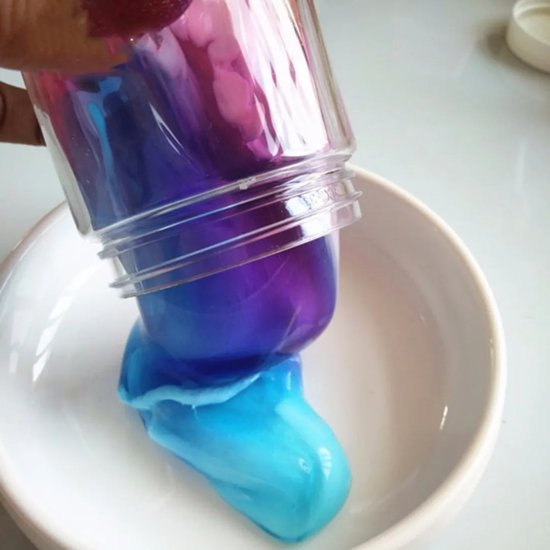 120ml Multi Color Mixing Cloud Slime Squishy Putty ASMR Stress Kids Toy Gift New
