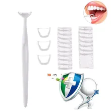 Нить Очищение ротовой полости Дент 20 Сменные зубные нити зубная нить для чистки между зуб зубы Stick зубные зубы зубные