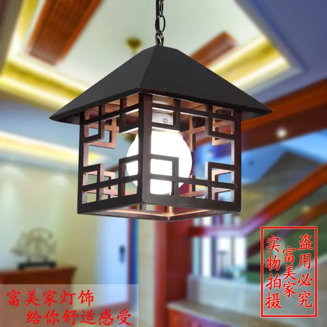 Chinese Style Lighting Lamps Clical Ceramic Red Lantern Balcony Chinese Style Lighting Lamps Clical Ceramic Red Lantern Balcony Entranceway Pendant Light Single Head