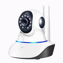 Беспроводная 1080P домашняя охранная IP камера наблюдения 2MP wifi мини PTZ купольная камера P2P приложение PC просмотр обнаружения движения карта 8G