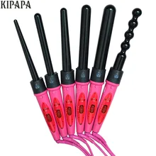 410F щипцы для завивки волос 9-32 мм керамическая плойка для завивки волос 0,35-1,25 дюймов салонные бигуди Waver Maker для больших волнистых волос Styles Curl Iron