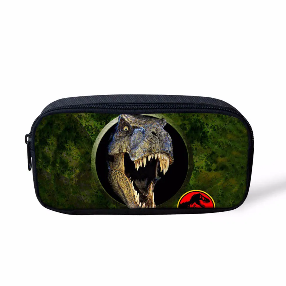 Прохладный 3D динозавра дети Карандаш Чехол Для женщин сумка для макияжа