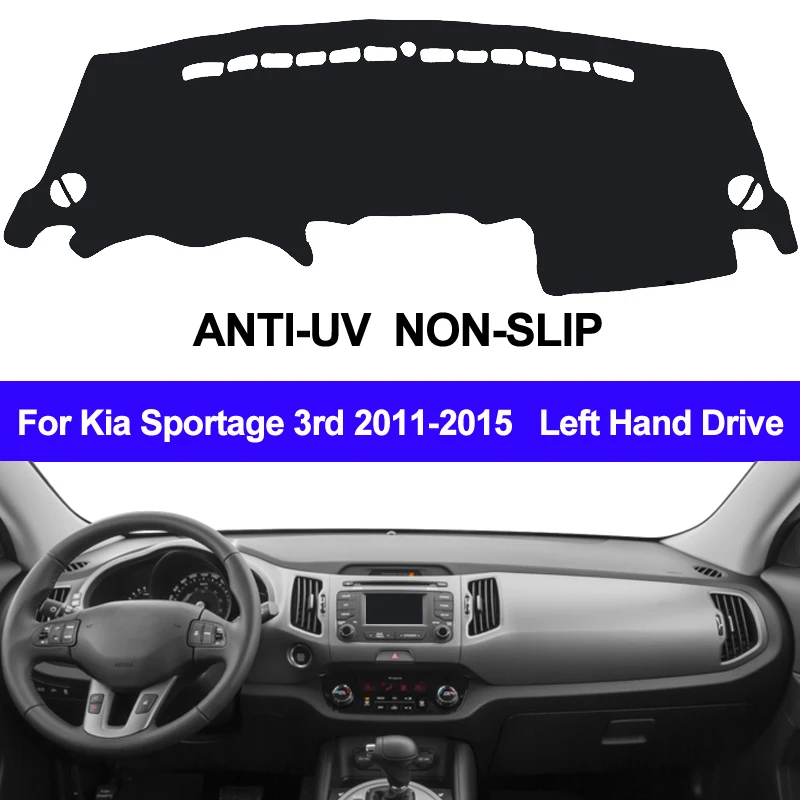 TAIJS крышка приборной панели автомобиля коврик ковра анти УФ для KIA Sportage 2011 2012 2013 2014