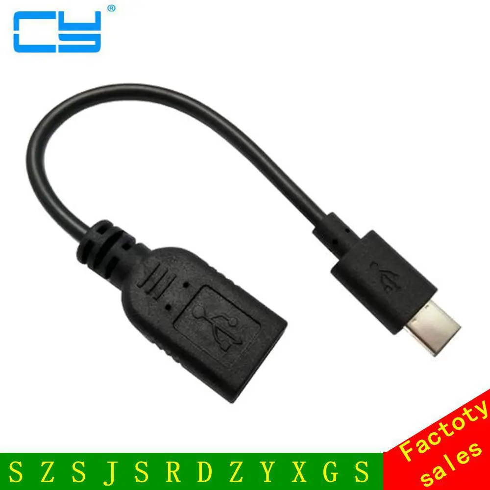 Реверсивный дизайн USB 3 1 type C штекер к женскому OTG кабель для передачи данных MacBook