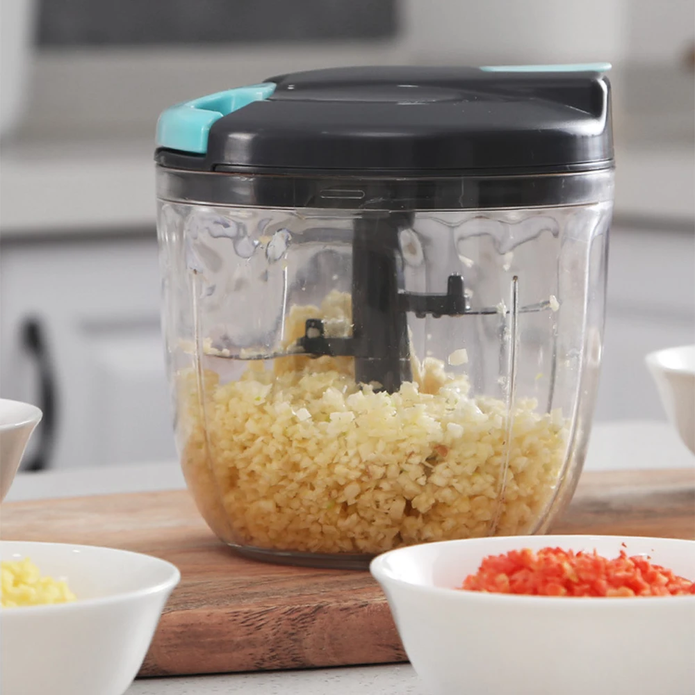 

Household Food Mixer Manual Hand Pulling Meat Chopper Desktop Vegetable Cutter Food Blender Dumpling Stuffing Machine