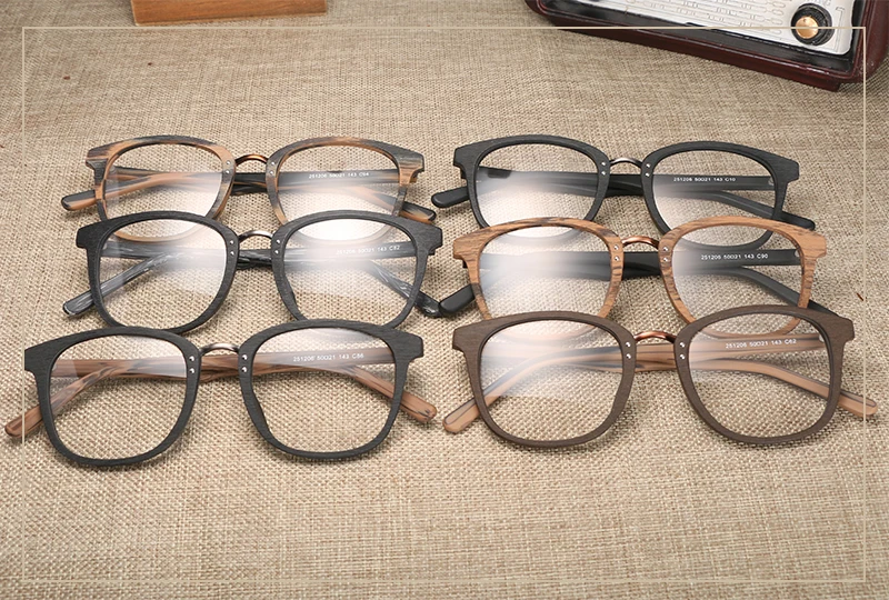 Ретро квадратная деревянная оправа для очков es для мужчин и женщин, очки для чтения, оправа, оптическое стекло для глаз es прозрачное стекло для линз SO35