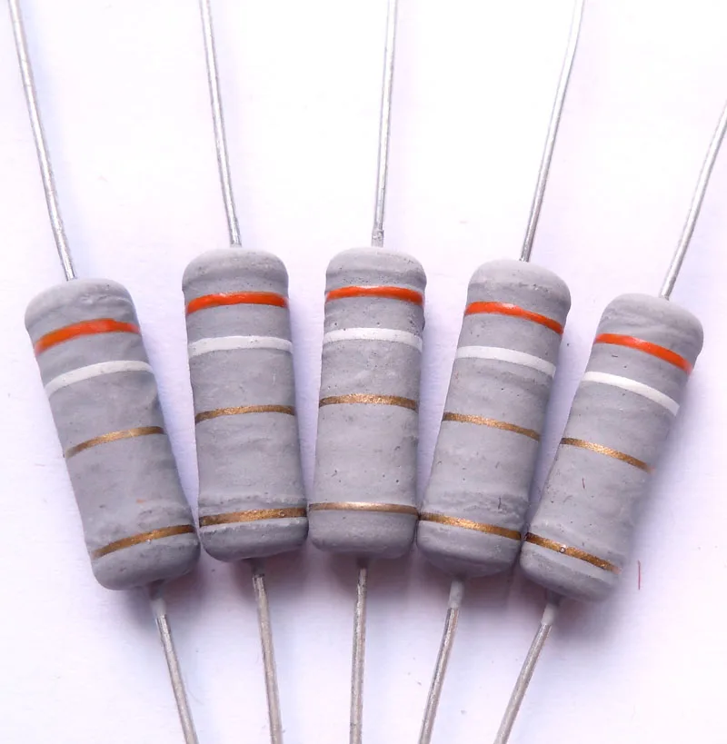 3 w 3,9 ohm 3R9 ohm резистор с постоянным сопротивлением оксида металла сопротивление резисторов+/-5%(200 шт