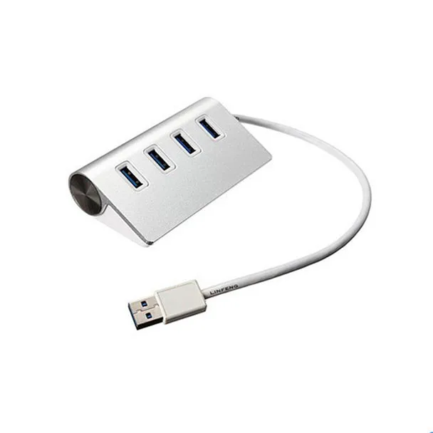 Usb-концентратор Ecosin2 высокоскоростной 4 порта USB 3,1 type-C к USB 3,0 концентратор портативный алюминиевый для Macbook usb-концентратор с адаптером питания Oct10