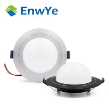 EnwYe светодиодный вниз светильник на потолок, 9 Вт, 12 Вт, теплый белый свет/холодный белый светодиодный светильник AC 220V
