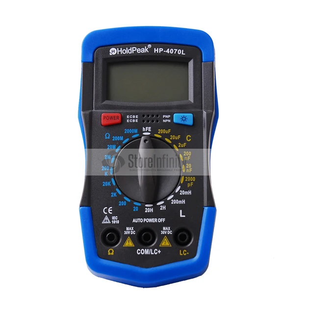 baratas HoldPeak HP 4070L Digital Medidor de Capacitância Indutância Medidor LCR Meter