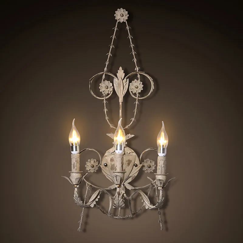 

European style creative wall lamps Retro personalized restaurant living room hotel villa decoration corridor wall lamp ZA81014
