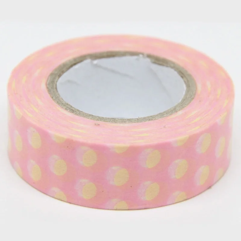 

1/2/5Pcs 1.5cm 10M DIY Paper Sticky Adhesive Sticker Decorative Washi Tape HYD88