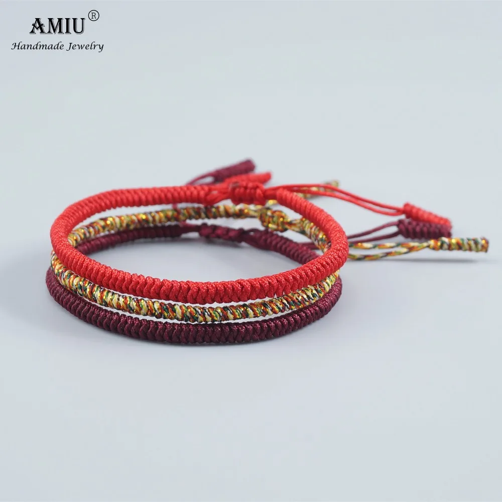 3 шт. многоцветные Тибетские буддийские браслеты на удачу|tibetan bracelet|bracelets & banglesbangles
