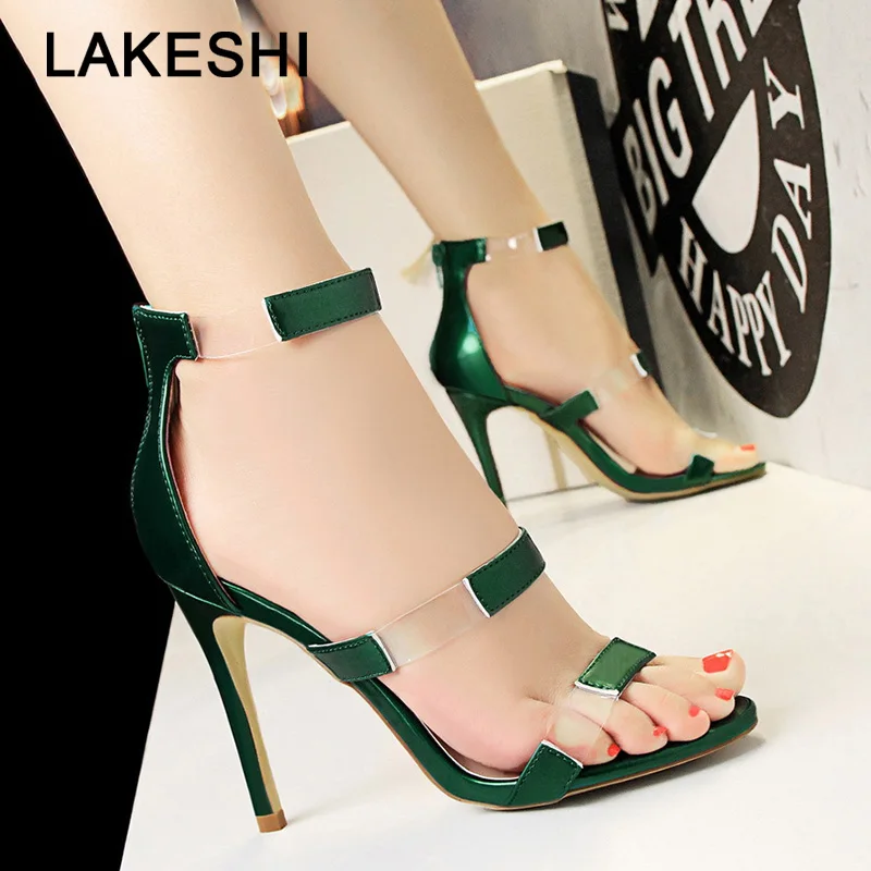 

Women Pumps New Women Sandals Transparent High Heels Women Shoes Sexy Women Party Shoes Red Wedding Shoes Fashion Stiletto