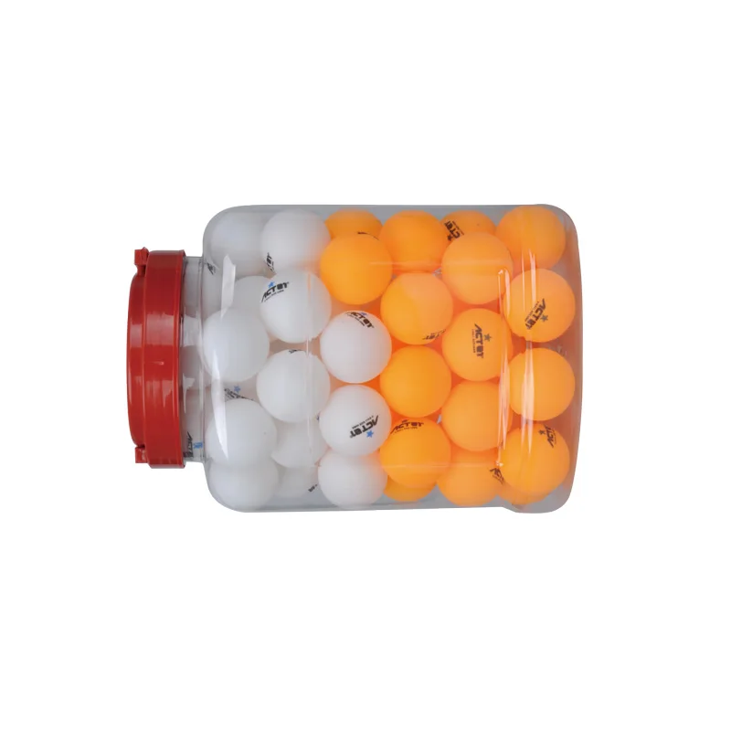 ACTEI أصيلة سلس المعبأة تنس طاولة اللياقة البدنية التدريب التدريب بأسعار معقولة الأبيض الأصفر الكرة