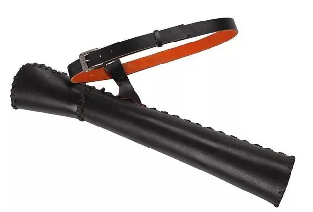 US $50.99 Traditional Compound Archery Recurve Arrows Archery Quiver Shooting Hunting Pouch Cowhide