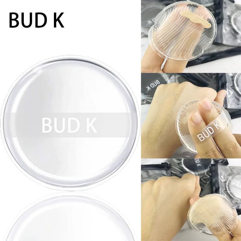 Beli Bud K Gel Silikon Lembut Powder Puff Sponge Kosmetik Wajah Foundation BB Cream Kecantikan Riasan Alat