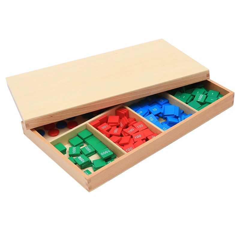  Baby Toy Montessori Stamp Game Math Good Quality Early Childhood Education Preschool Training Kids 