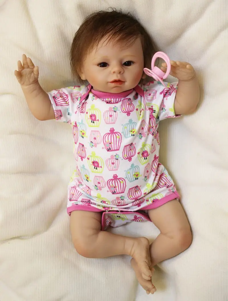48cm silicone reborn dolls for sale cotton body soft newborn baby dolls