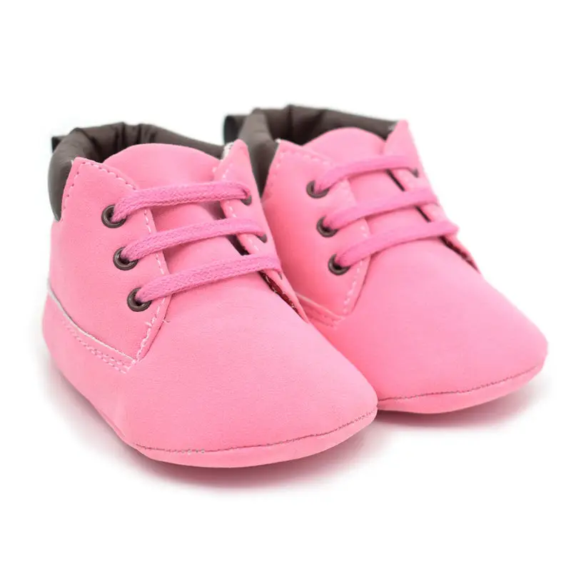Одежда для новорожденных Для малыша; на каждый день обувь для новорожденных девочек детские кроватки обувь ботинки для новорожденных мягкая подошва ботинки martin широкий ассортимент обуви: мокасины - Цвет: Розовый