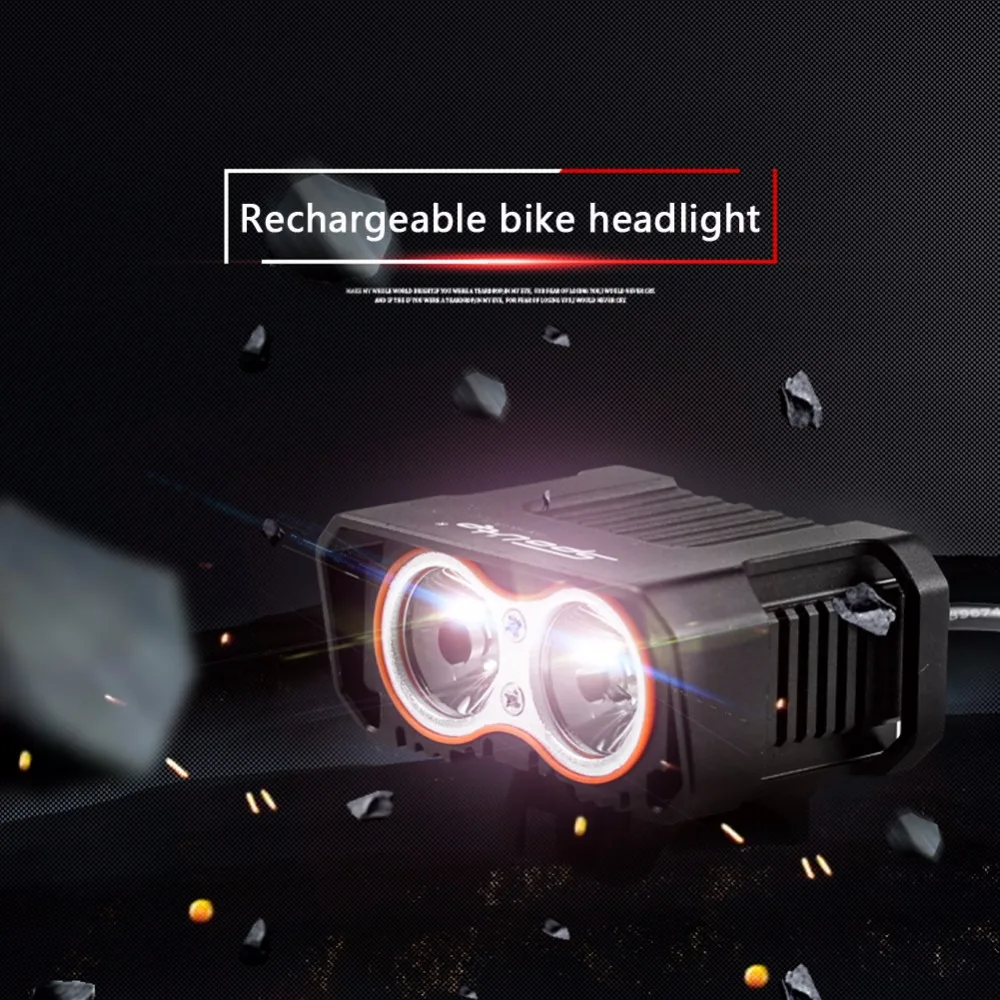 SpoLite Bike Light Powerful Lumens Bicycles Lights USB Rechargeable Bicycle Easy Install Waterproof lights | Спорт и развлечения