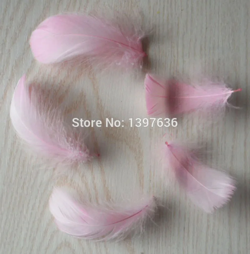 

Wholesale 100Pcs Beautiful Pink Color Goose Feathers 8-13cm/3-5inch For Crafts DIY Clothing Accessories Decoration Plumes