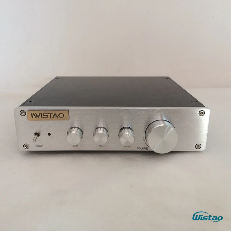 IWISTAO HIFI Tone Úprava Preamplifier Bass Tremble Middle Control LME49720X2 Celohliníkové pouzdro ClassA Power Stereo Audio