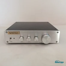 IWISTAO HIFI Tone Adjustment Preamplifier Bass Tremble Middle Control LME49720X2 Whole Aluminum Casing ClassA Power Stereo Audio
