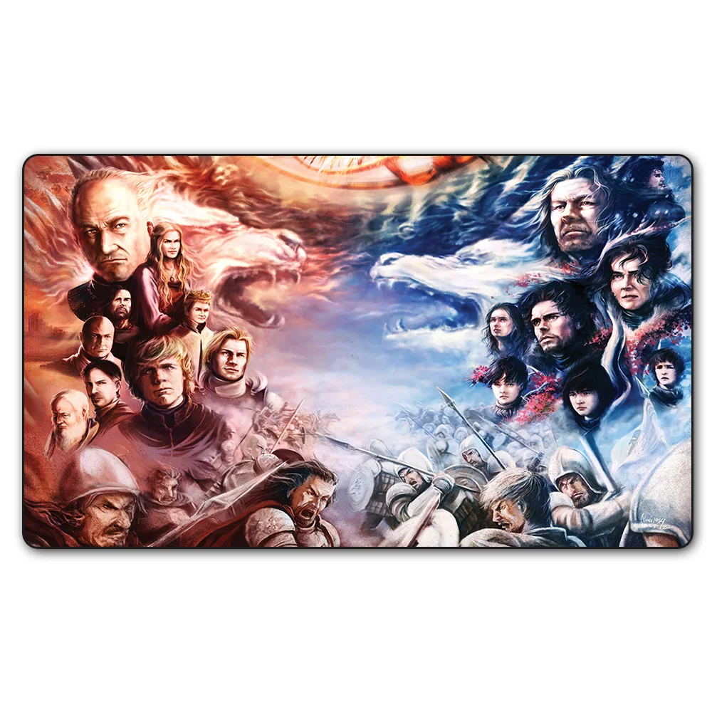 Custom Playmat Game of Thrones Fan Art Playmat GOT Big Mouse Pad With