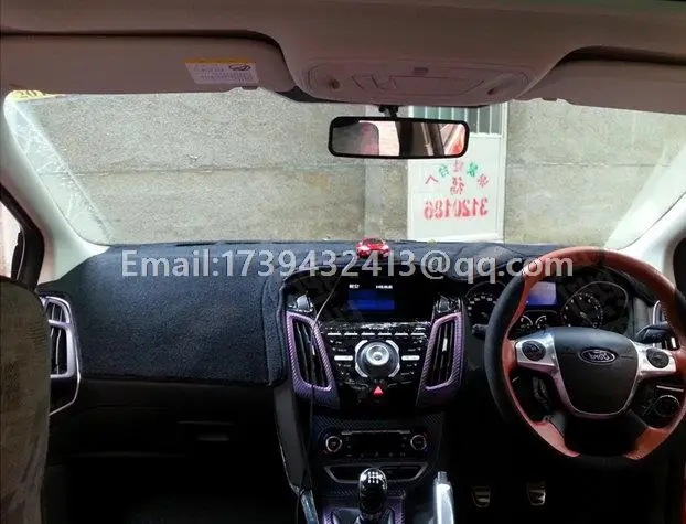 Аксессуары для приборной панели автомобиля коврики ford focus 3 mk3 ST 2010 2011 2012 2013 2014 2015