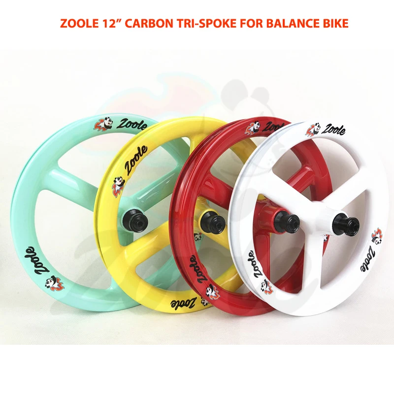 

Carbon Tri-spoke Wheel Strid Bike 3-spoke Balance Bicycle 12 inch 203 Wheelset 3spoke Kokua Bikes Puky Bicycles Free Shipping
