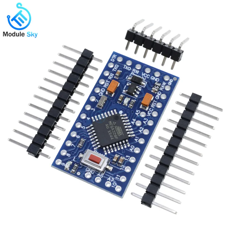 

1Pcs Pro Mini 328 atmega328 Module with the bootloader pro mini ATMEGA328 3.3V 8MHz for Arduino