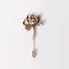 Antique Graceful Brooches Metal Lotus Flower Brooch Collar Pins Men Wedding Brooch Lapel Pins Men Suit Accessories ► Photo 3/6