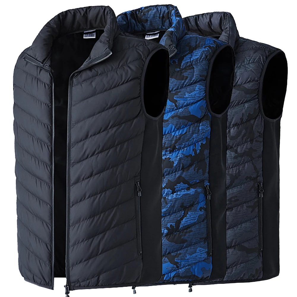 

LAMBDA 2019 Men Women Electric Heated Vest Heating Waistcoat Thermal Warm Clothing Feather Vests Hot Sale Winter Outdoor Jacket