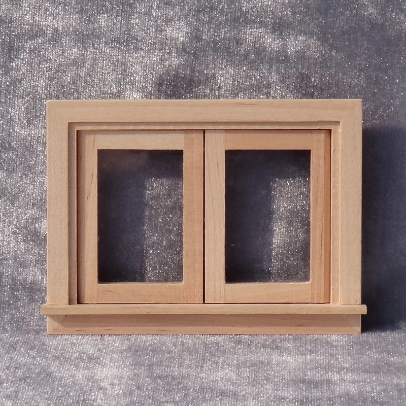 

New 6pcs Dollhouse Miniature 1:12 Window Door Doll House Accessories Window Hollow Out DIY Mini Dollhouse Furniture Dropship