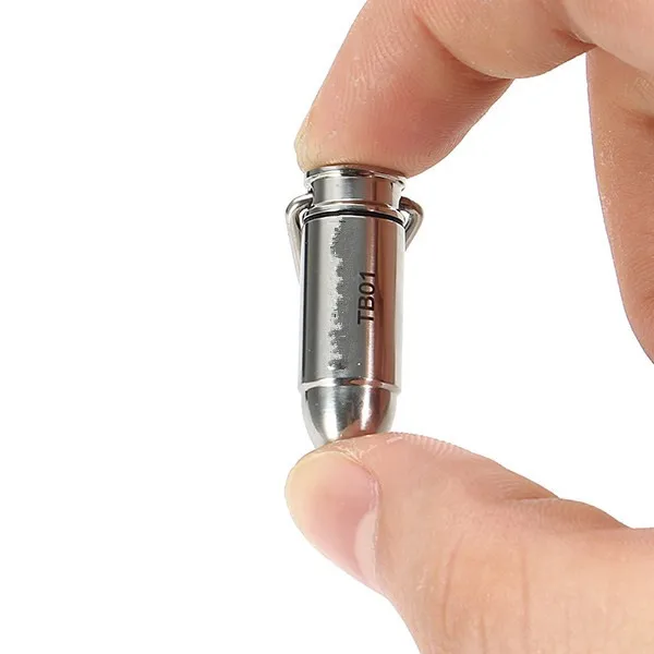 Jiguoor Tb01 Bullet Copper/stainless Steel 45lm Mini Led Keychain Flashlight Led Light Lamp