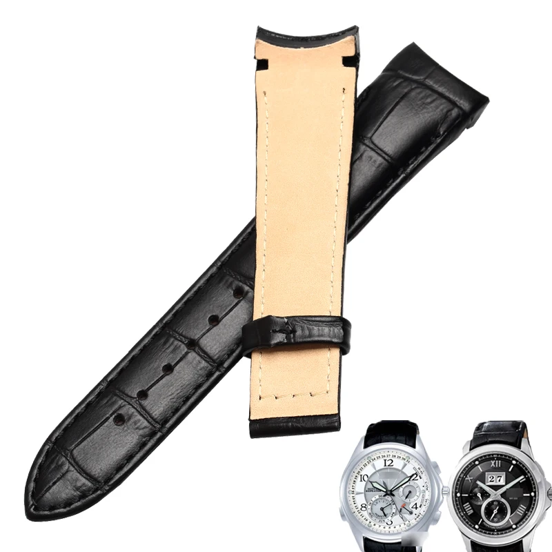 Ремешок WENTULA Citizen для часов BL9002 BL9007 BL9000 из телячьей кожи ремешок натуральной